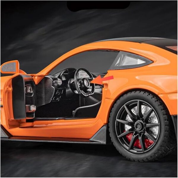 Diecast Model Car 1 24 for Benz-GT GTR Alloy Racing Car Model Diecast Metal Toy Sports Car Model Sound and Light Collectibles Replica Miniature Vehicles