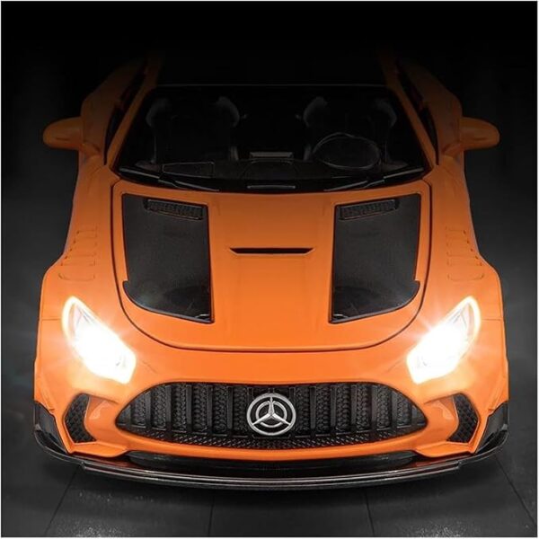 Diecast Model Car 1 24 for Benz-GT GTR Alloy Racing Car Model Diecast Metal Toy Sports Car Model Sound and Light Collectibles Replica Miniature Vehicles