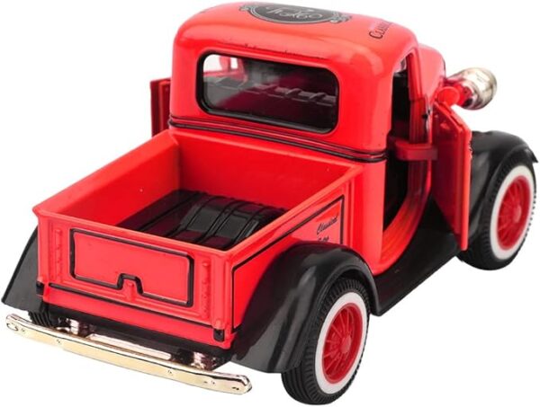 Toy for Truck, Alloy Pullover Back Car Toy Pickup Truck Model Diecast Pickup Miniature Car Simulation Alloy with Sound and Light for Dollhouse Decoration, Gift for Children