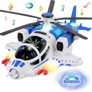 Sognotoy Helicopter Toy for Children (Green/Blue)