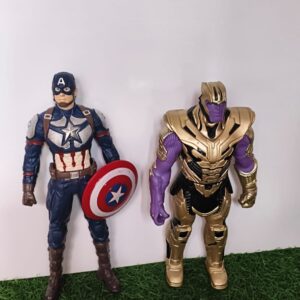 Thrifx Hero Series Premium Edition – Thanos & Captain America Combo (17 cm, Pack of 2)