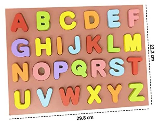 English ABC Puzzle Wooden Board for Kids