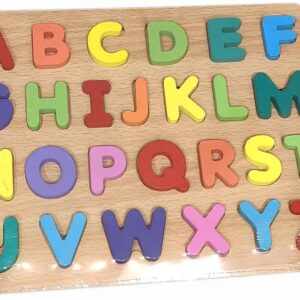 English ABC Puzzle Wooden Board for Kids
