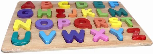 English ABC Puzzle Wooden Board for Kids