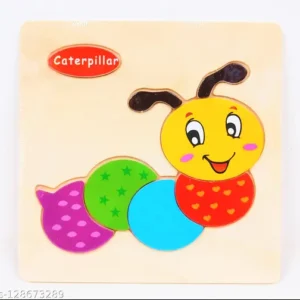 GIFTIE Wooden Caterpillar Puzzle for Kids (Ages 3–5)
